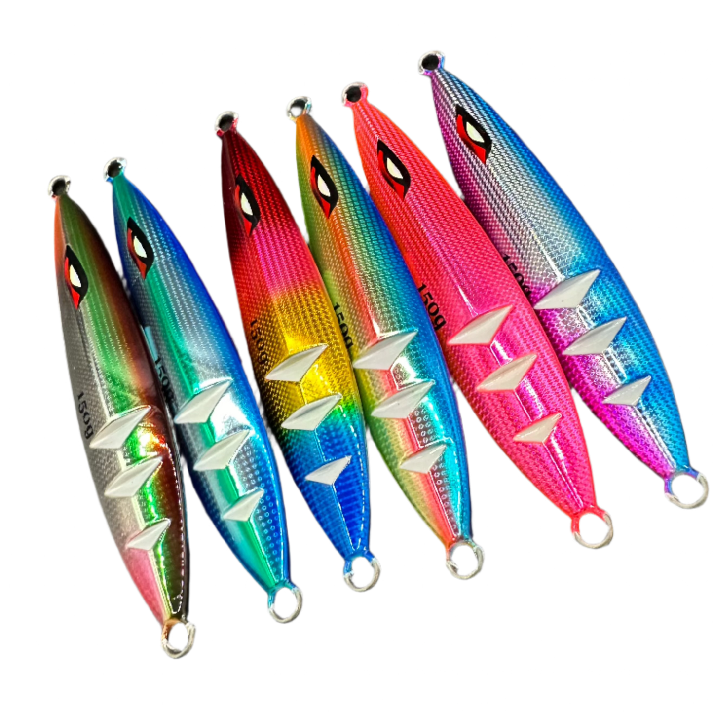 UV RAZOR EDGE JIGS (W GLOW)